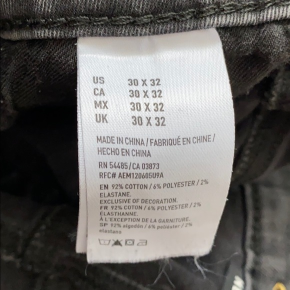 American Eagle Outfitters Next Level Flex Black 6 - Picture 8 of 8